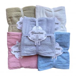 Stock telo bagno Bicotone 90x140 colori assortiti